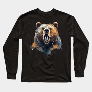 Roaring bear Long Sleeve T-Shirt